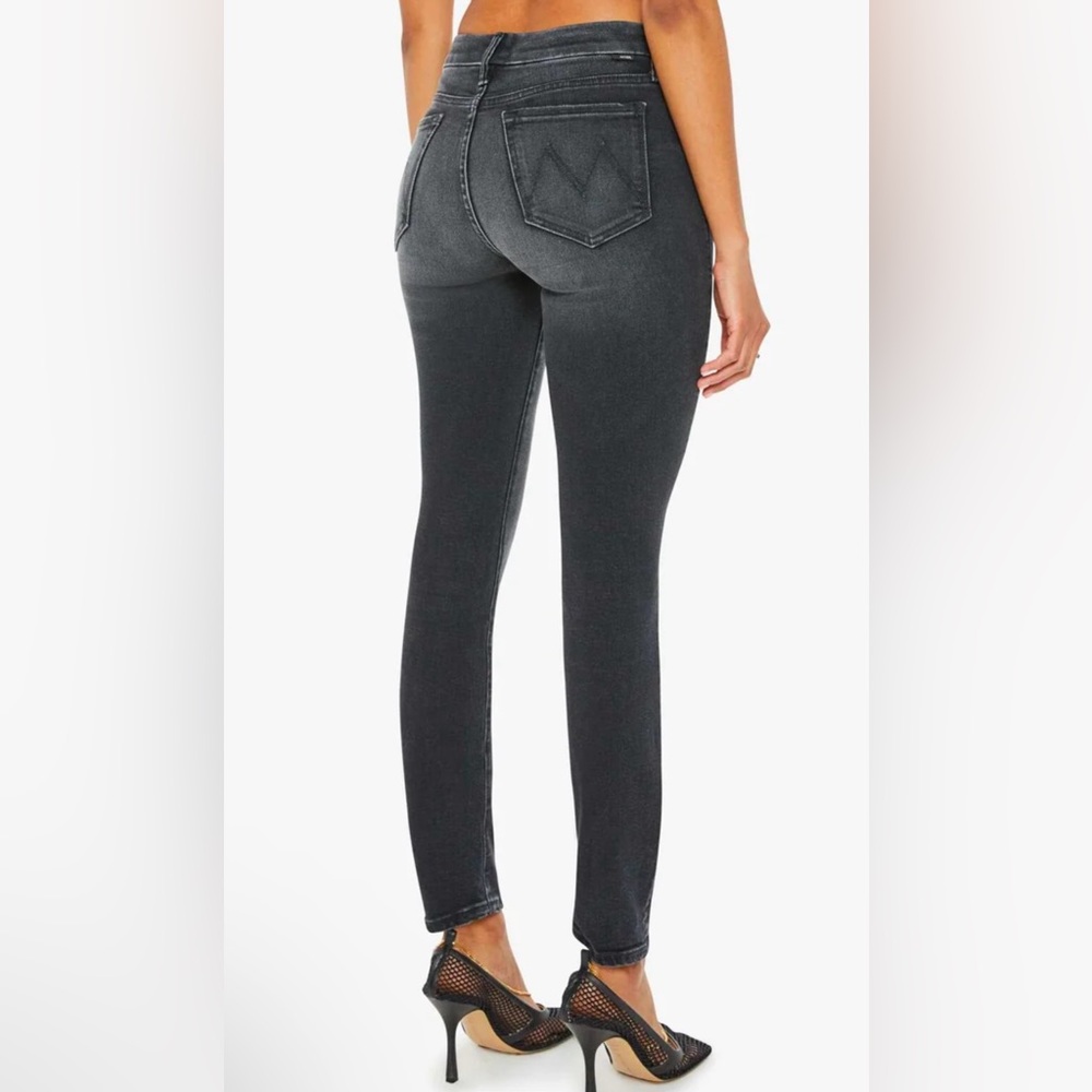 MOTHER denim jeans black color size 28 skinny jeans